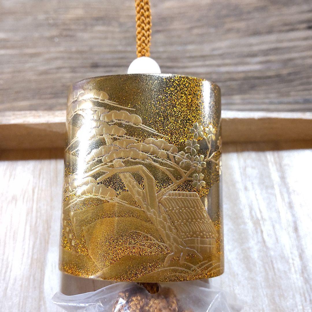 Wajima Lacquer Total Gold Maki-e Wind Town