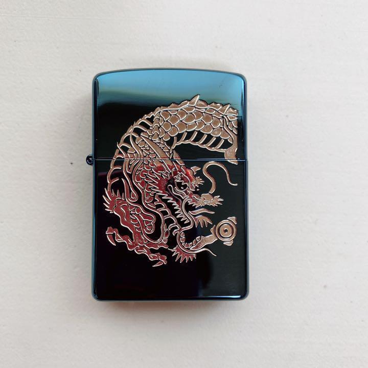 As is For Parts Zippo Lighter 2003 dragon dragon 3 sides