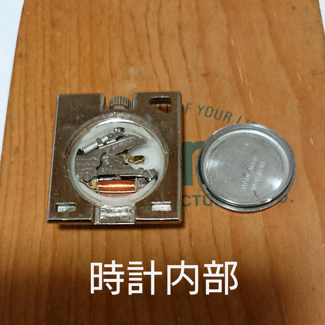 As is For Parts Zippo Wooden box with clock / with instruction manual