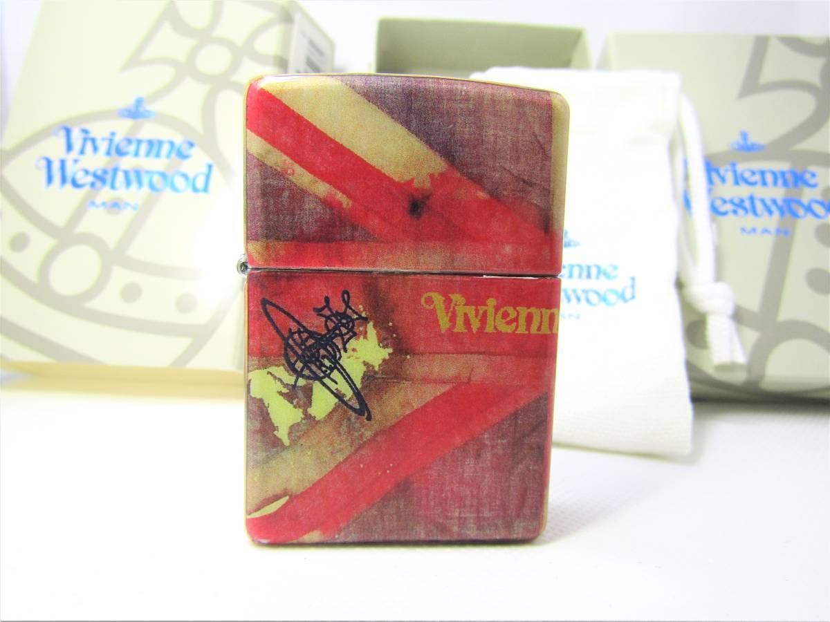 As is For Parts Vivienne Westwood Union Jack zippo Unused 2011