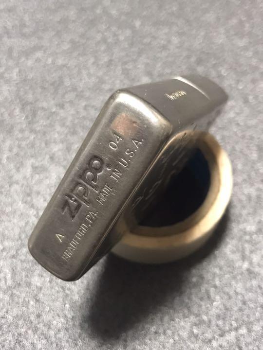 As is for parts Zippo lighter windy monogram pattern serial number 0080