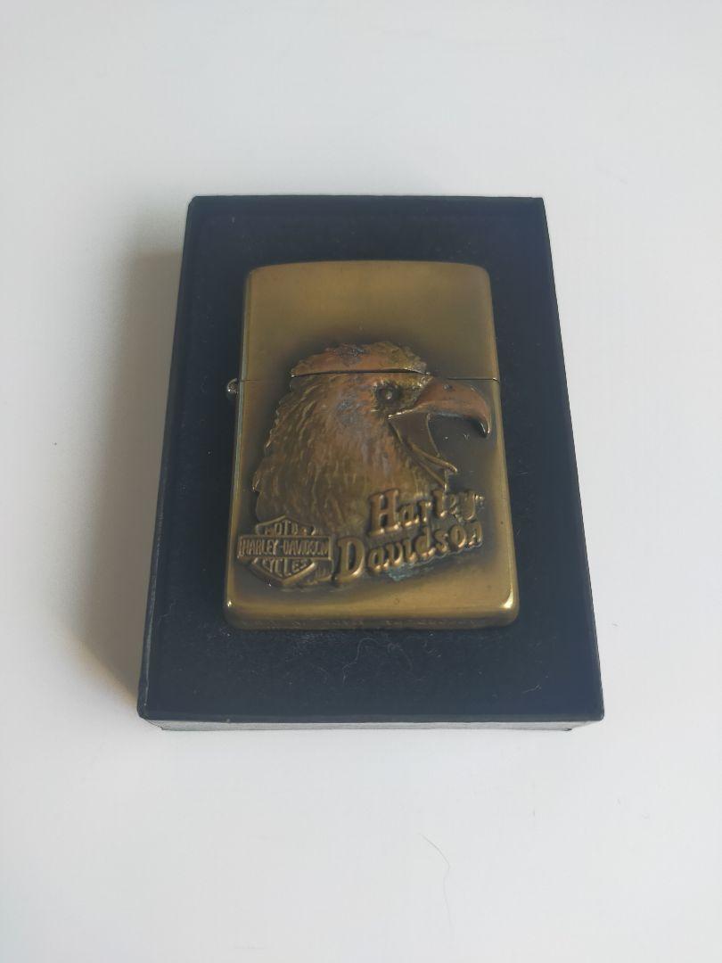 As is For Parts ZIPPO Lighter Harley Davidson Hawk Half Hawk