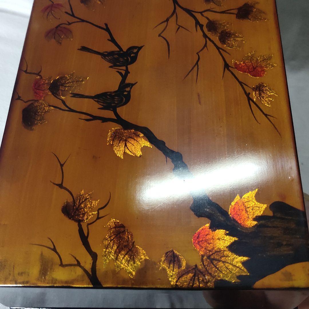 Lacquerware Small Box Kodori Momiji Maki-e Mitsuharu