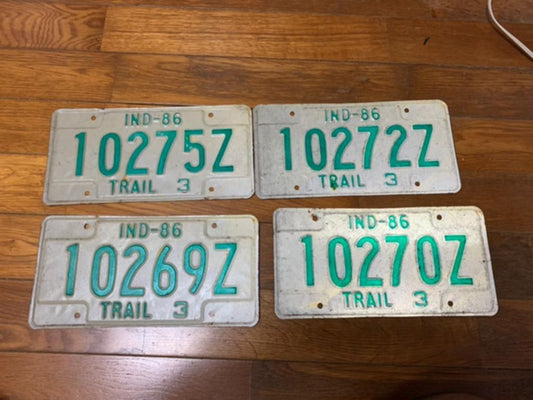 American military car license plate