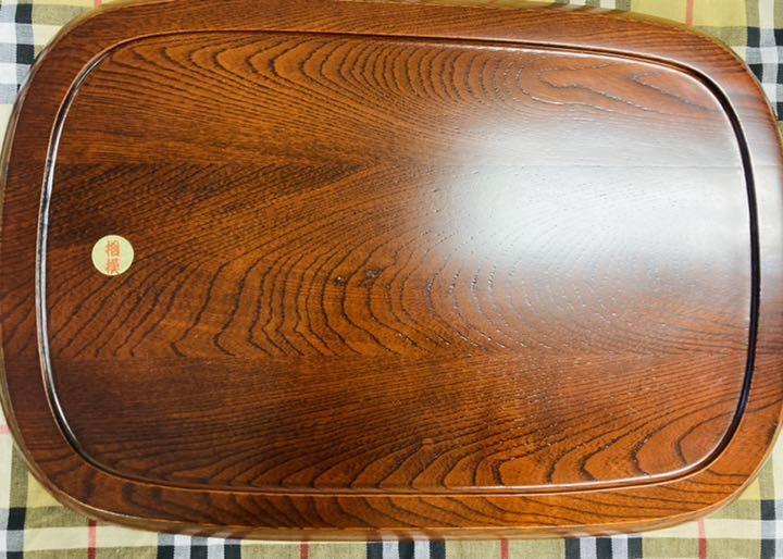 Sagami-nuri Obon rectangular type natural wood