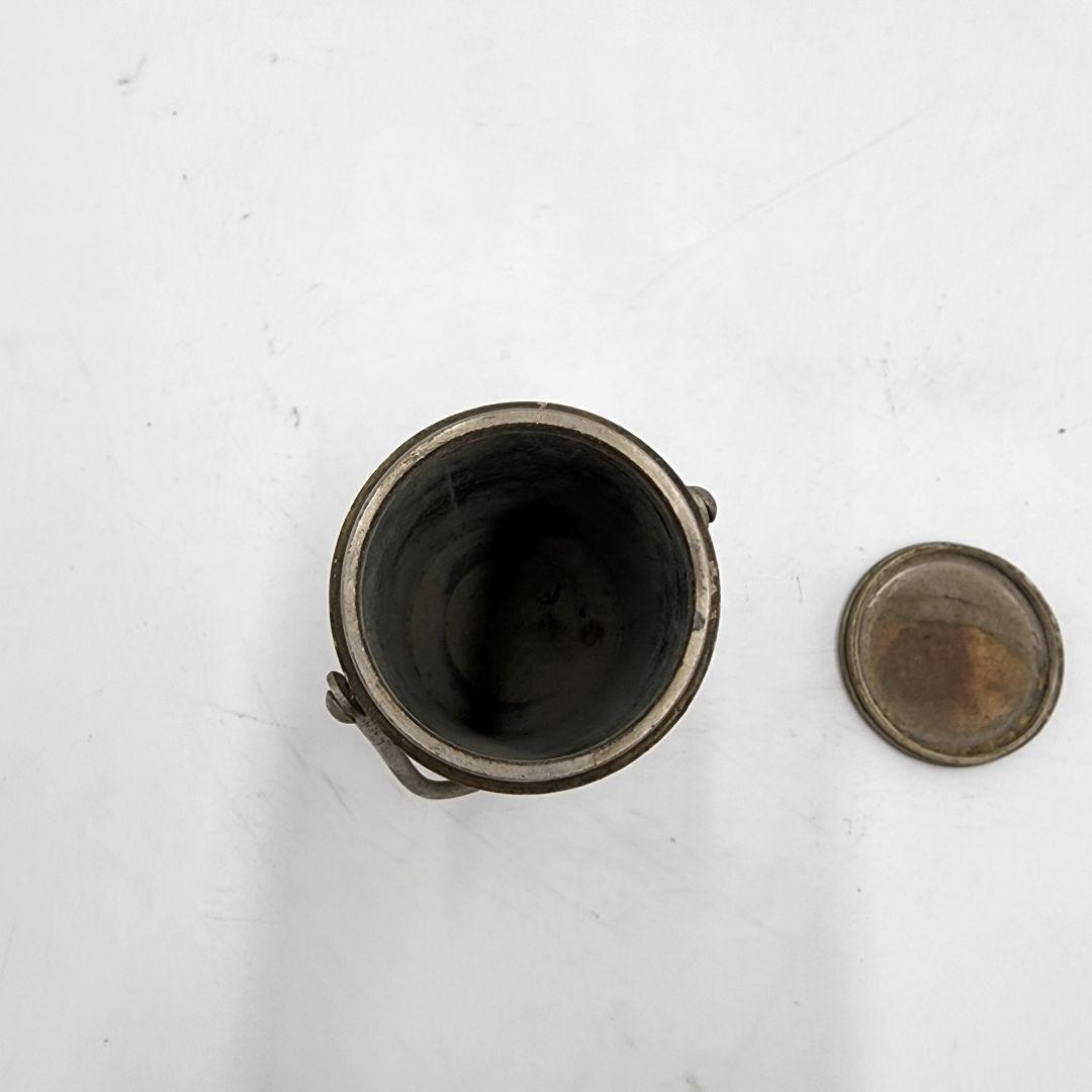 portable ashtray silver stainless steel