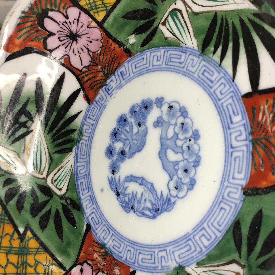 Koimari ware Kuai plate Kuai plate Color painting Hand-painted