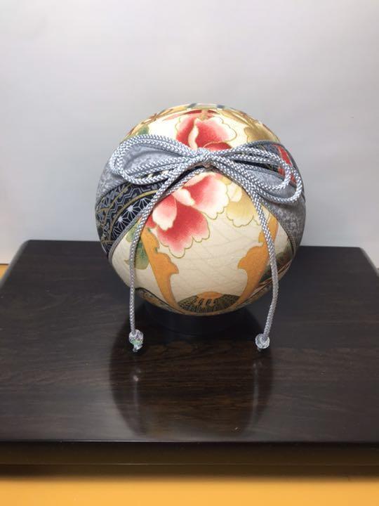 Temari  Interior decoration  gift helmet   white