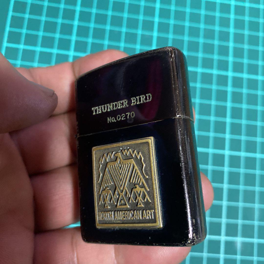 As is For Parts Zippo Limited Edition Thunderbird Oil Lighter