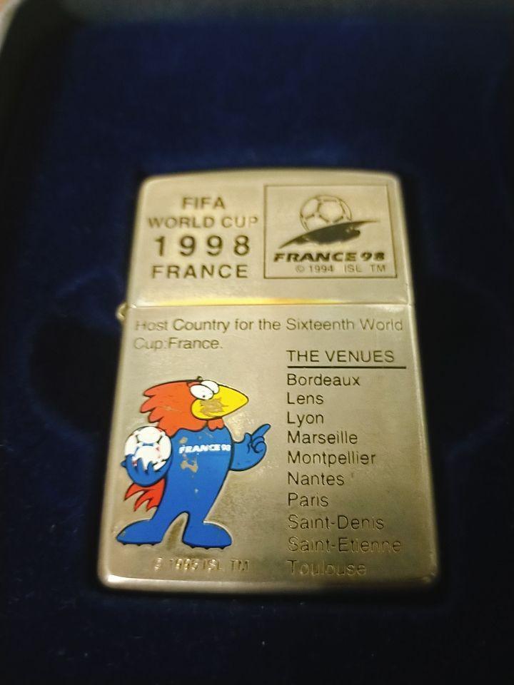 As is For Parts Made in 1997 1998 France World Cup Memorial Limited Zippo