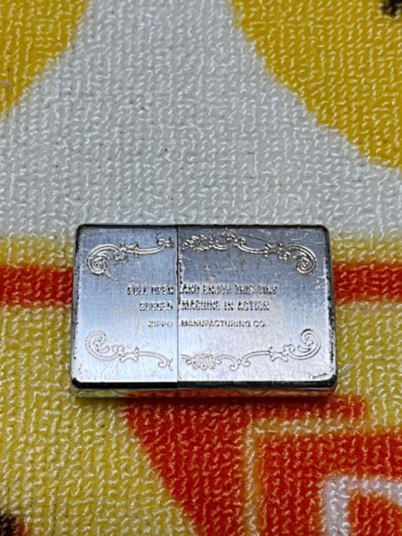 As is For Parts ZIPPO analog clock  ALARM TIME TANK  NUMBER No.0373 case