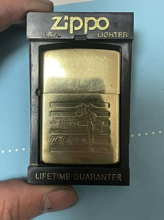 As is for parts Zippo lighter Windy Solid Brass 1994