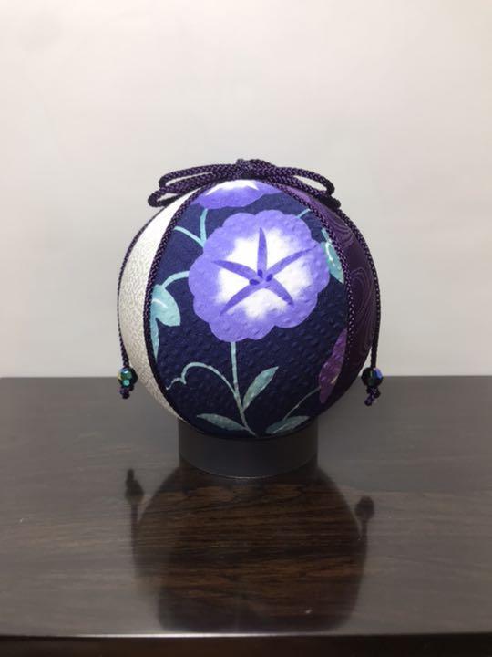 Temari Interior decoration  gift No.888 Morning glory 4 Seasonal flowers