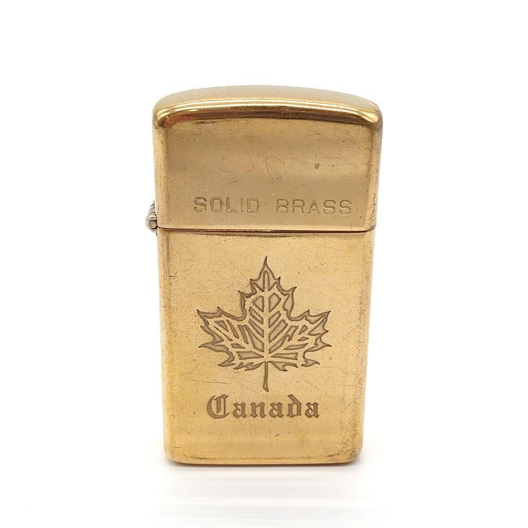 As is for parts ZIPPO lighter Canada Solid Brass