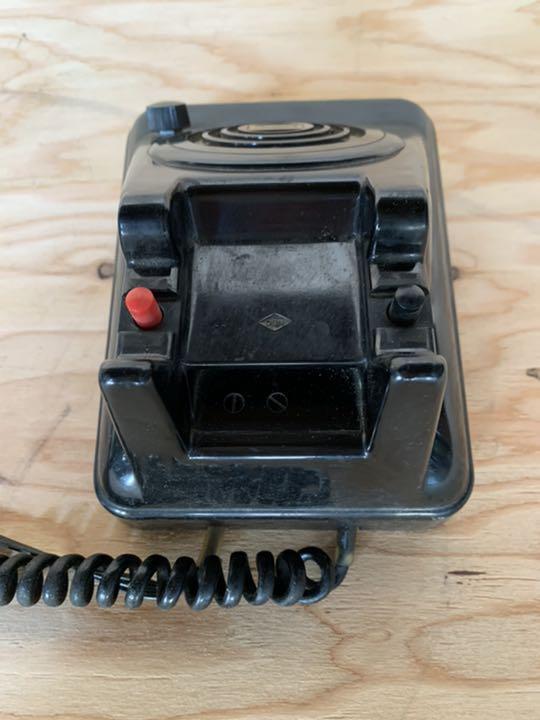 As is For Parts Black telephone Showa retro