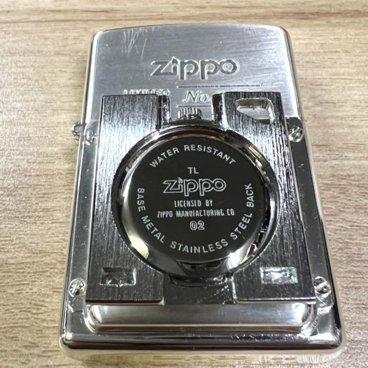 As is For Parts  Zippo time light clock oil lighter new goods unused