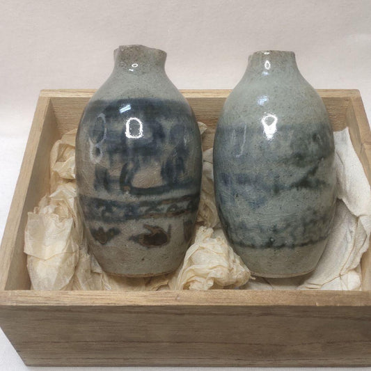 Tokkuri Ceramics Inscription Handmade Antiques Old House Collection Collector