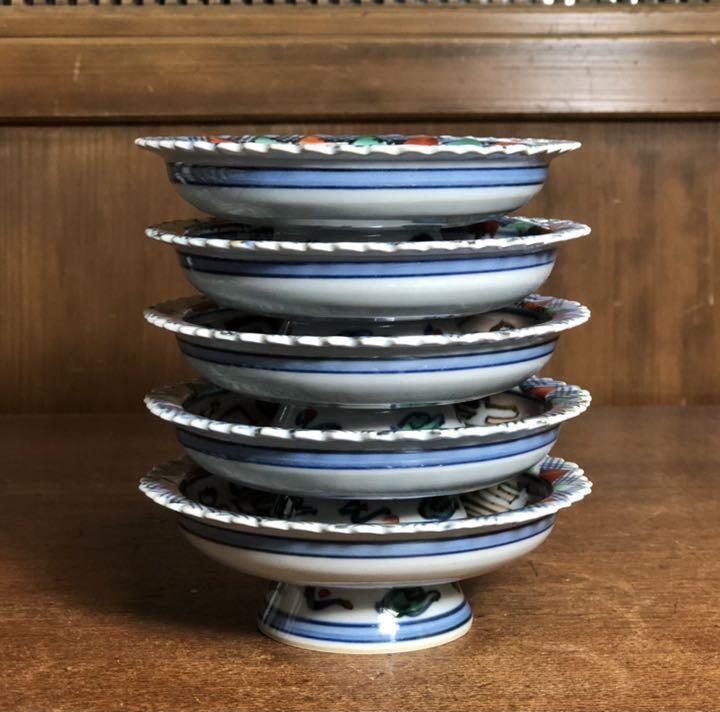 Yasuo Tamayama kiln, Yasuo Tamaki, dyed Fukujumon, small bowls