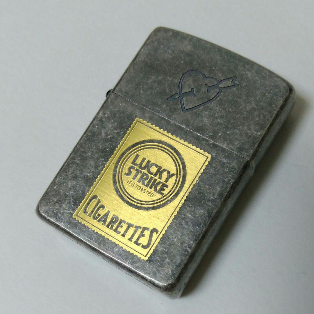 As is For Parts ZIPPO '96 LUCKY STRIKE HEART & ARROW