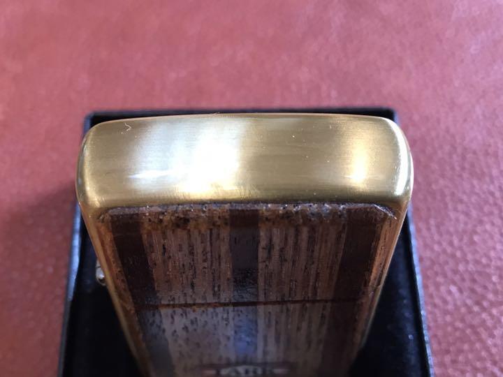 As is for parts Zippo Lark Pacific 2001 unused box brass