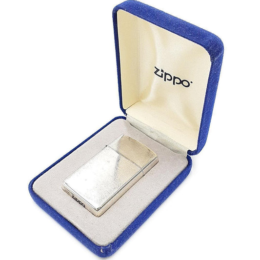 As is For Parts Zippo oil lighter sterling silver pure silver USA
