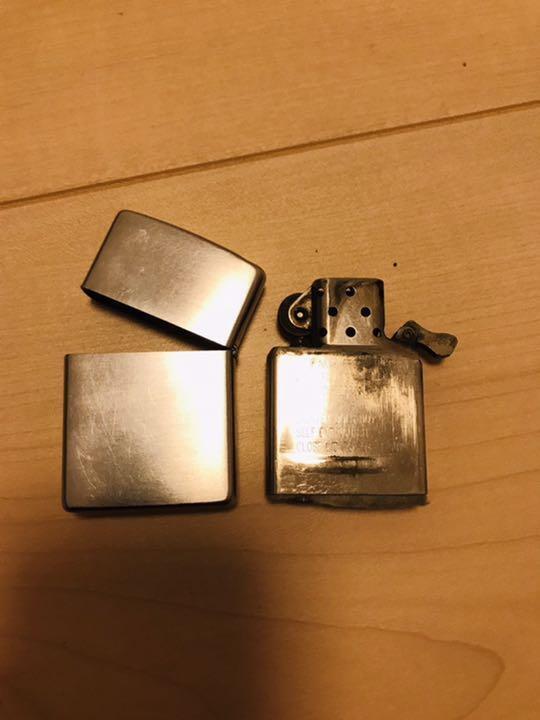 As is for parts Zippo WINDPROOF LIGHTER Zippo oil lighter rifle