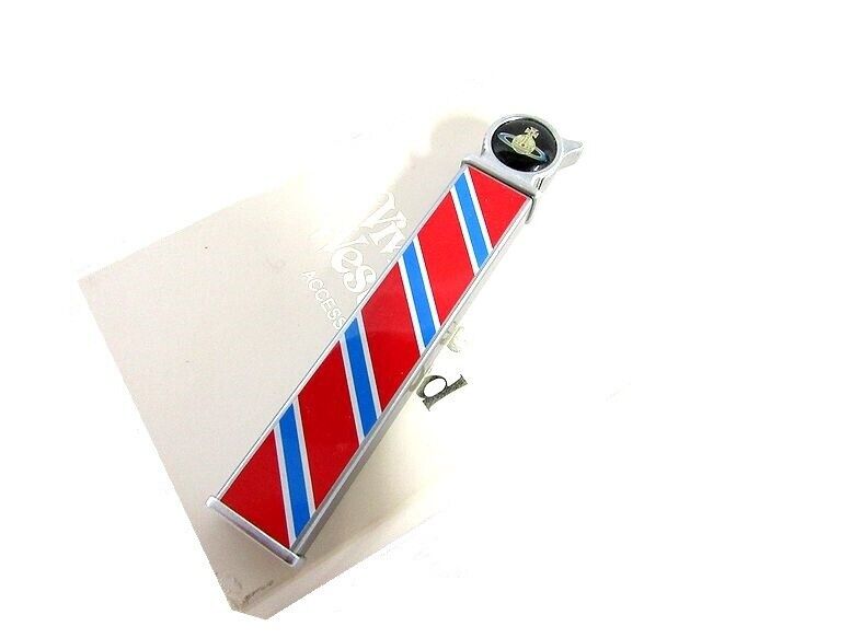 As is For Parts Vivienne Westwood Regiment Stripe Slim Orb Lighter
