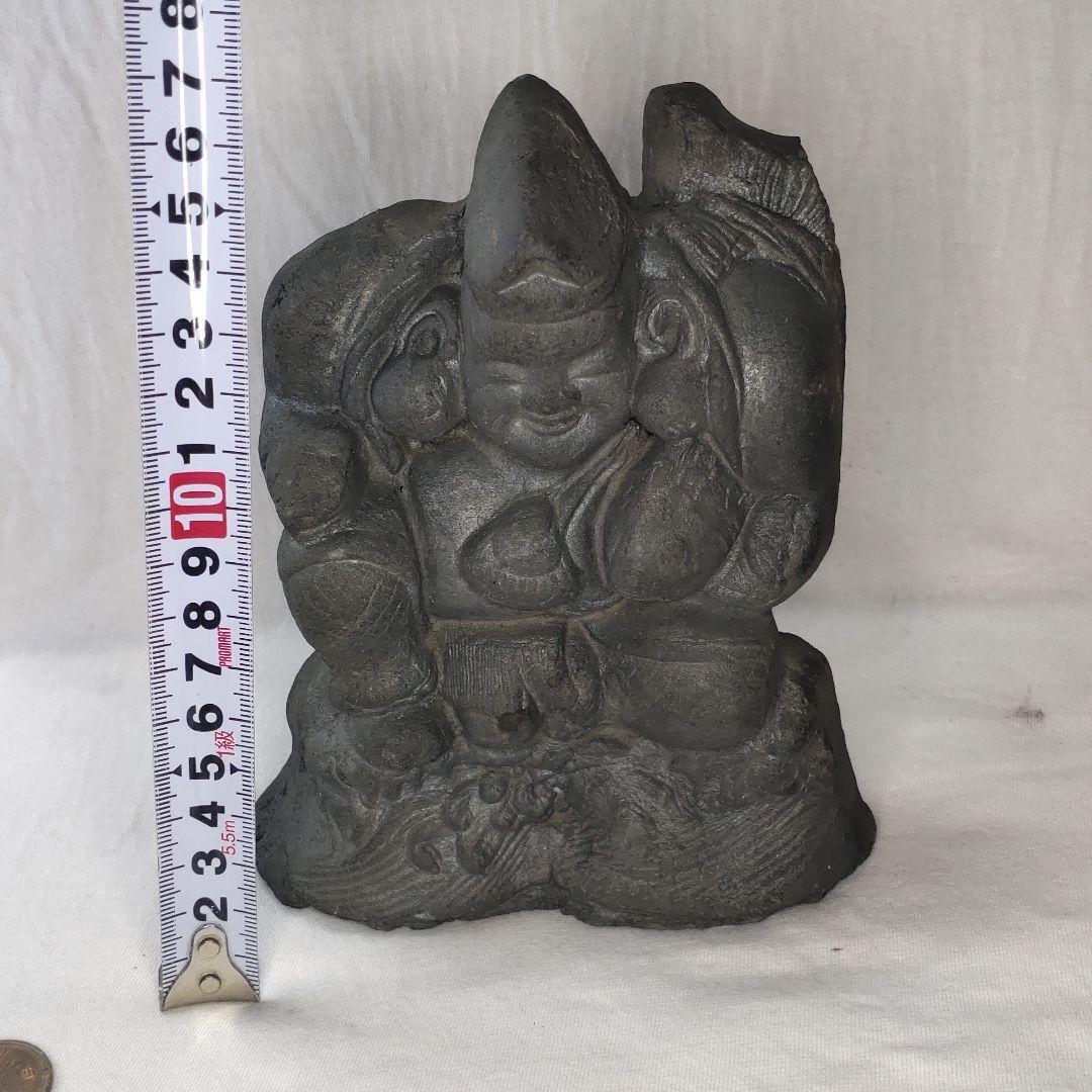 Mr. Ebisu Pottery Onigawara Unglazed Brick Buddha