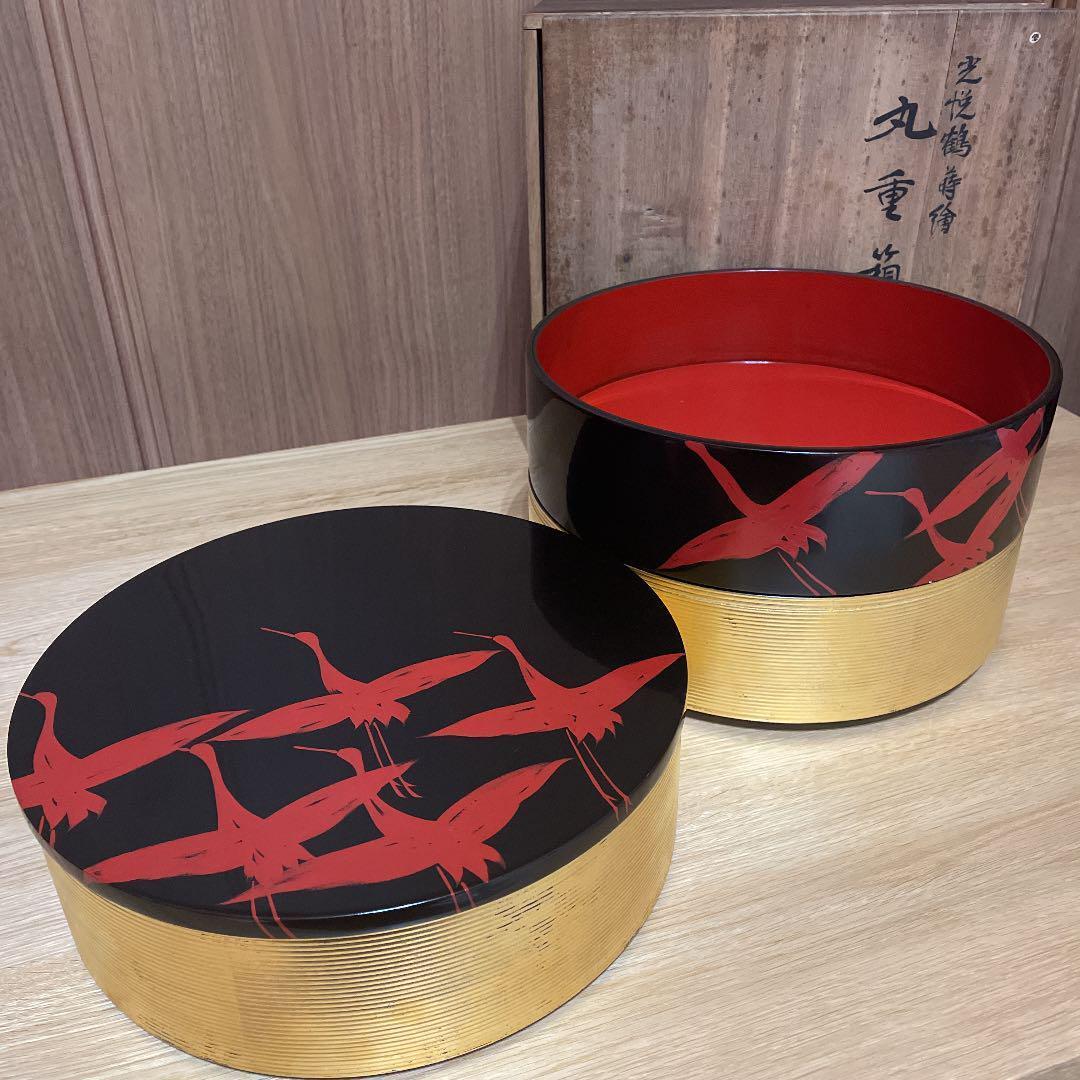 Heiando Yamada Heiando Koetsu Tsuru Maki-e Marujubako