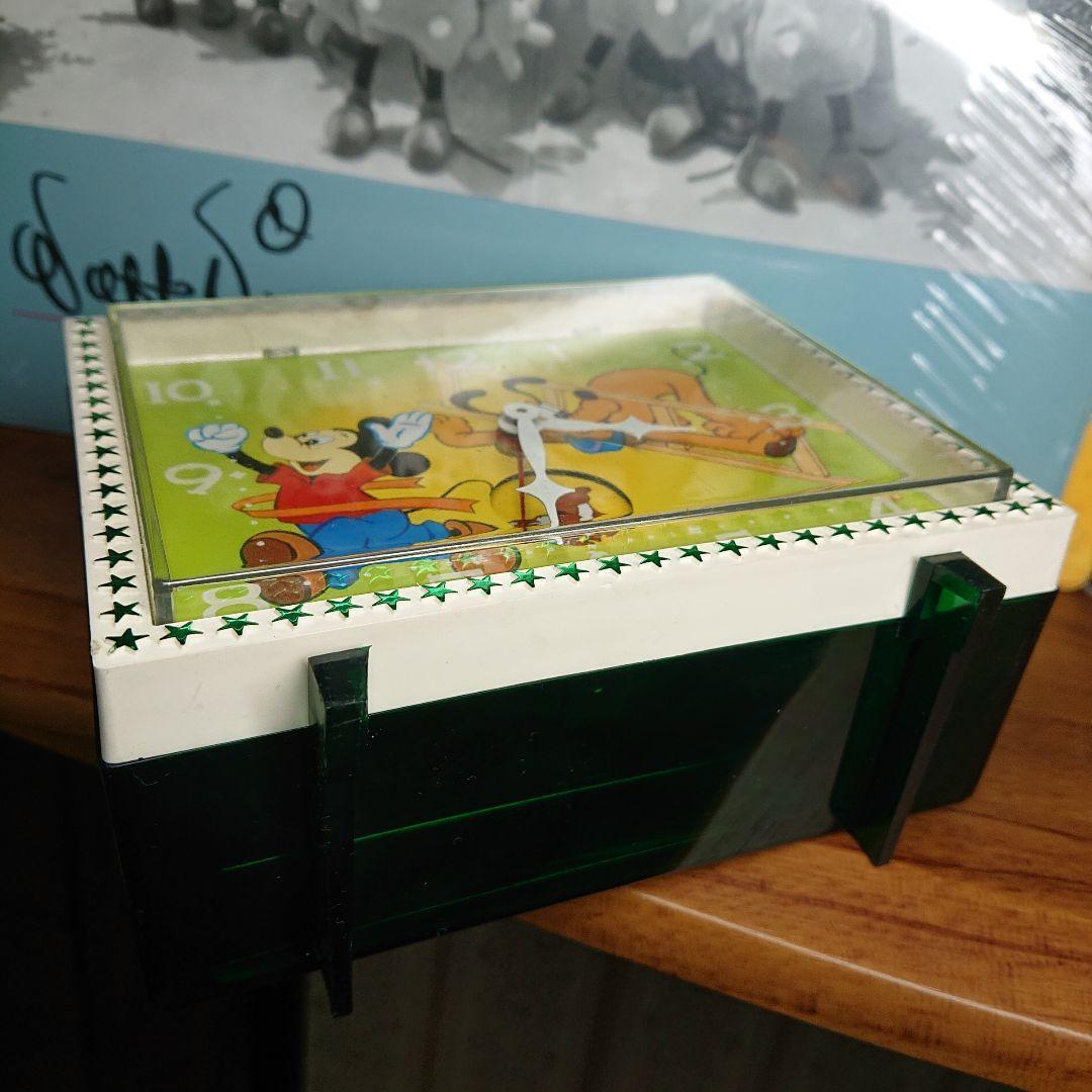 As is For Parts SEIKO Seiko Disney Time [Mickey & Pluto]  table clock