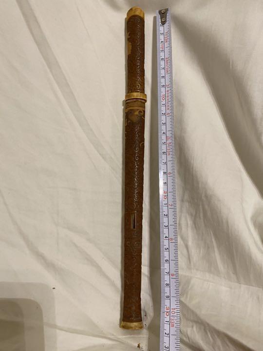 The sword fittings handle sheath As is Japanese Antiques