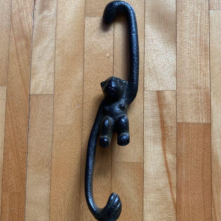 Jizai Kagi Monkey Japanese Antique A-1