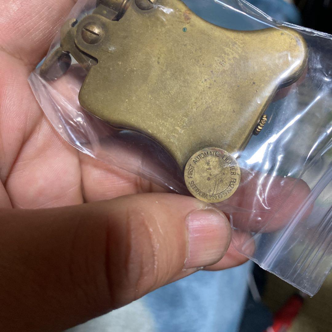 As is for Parts Ronson limited edition old coin oil lighter