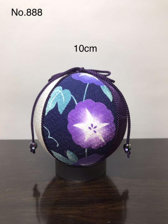 Temari Interior decoration  gift No.888 Morning glory 4 Seasonal flowers