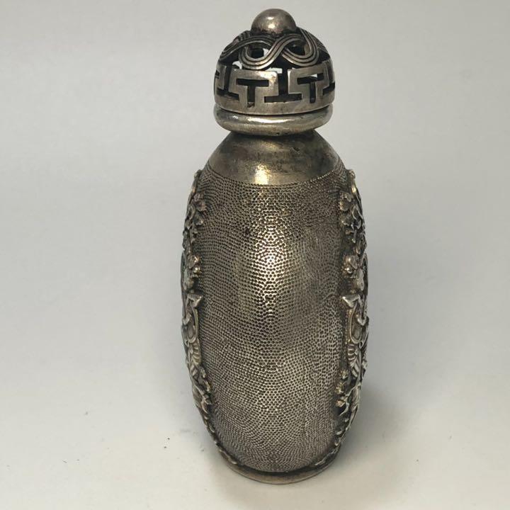 Snuff Bottle  Fairy Concavo-convex Sculpture Period Art