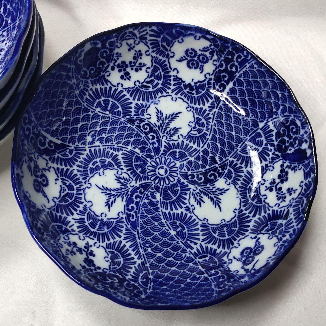 Koimari ware dyed Kuai plate Namasu plate Japanese antique