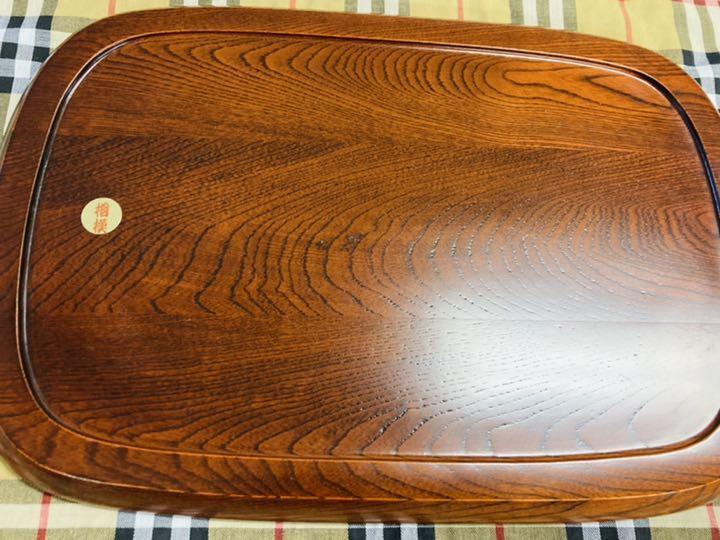 Sagami-nuri Obon rectangular type natural wood