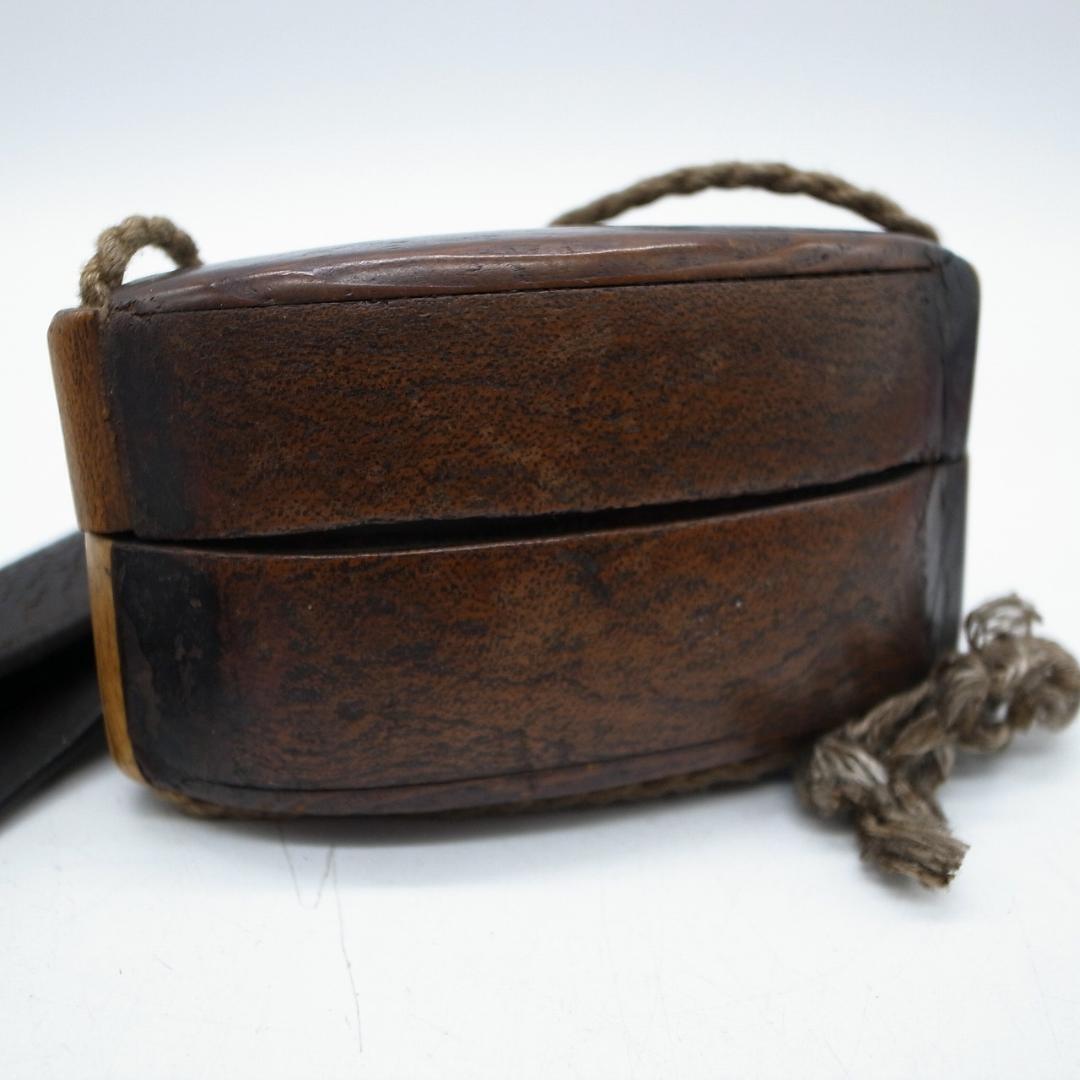 Tobacco pipe, leather pipe, natural wood antler, tobacco pouch