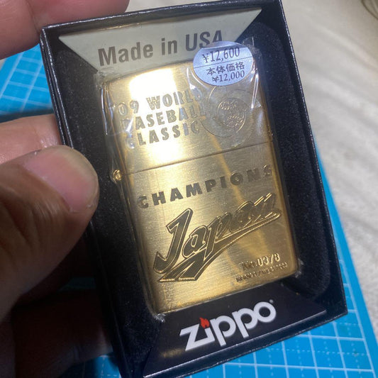 As is For Parts Zippo Limited Edition World baseball classic oil lighter