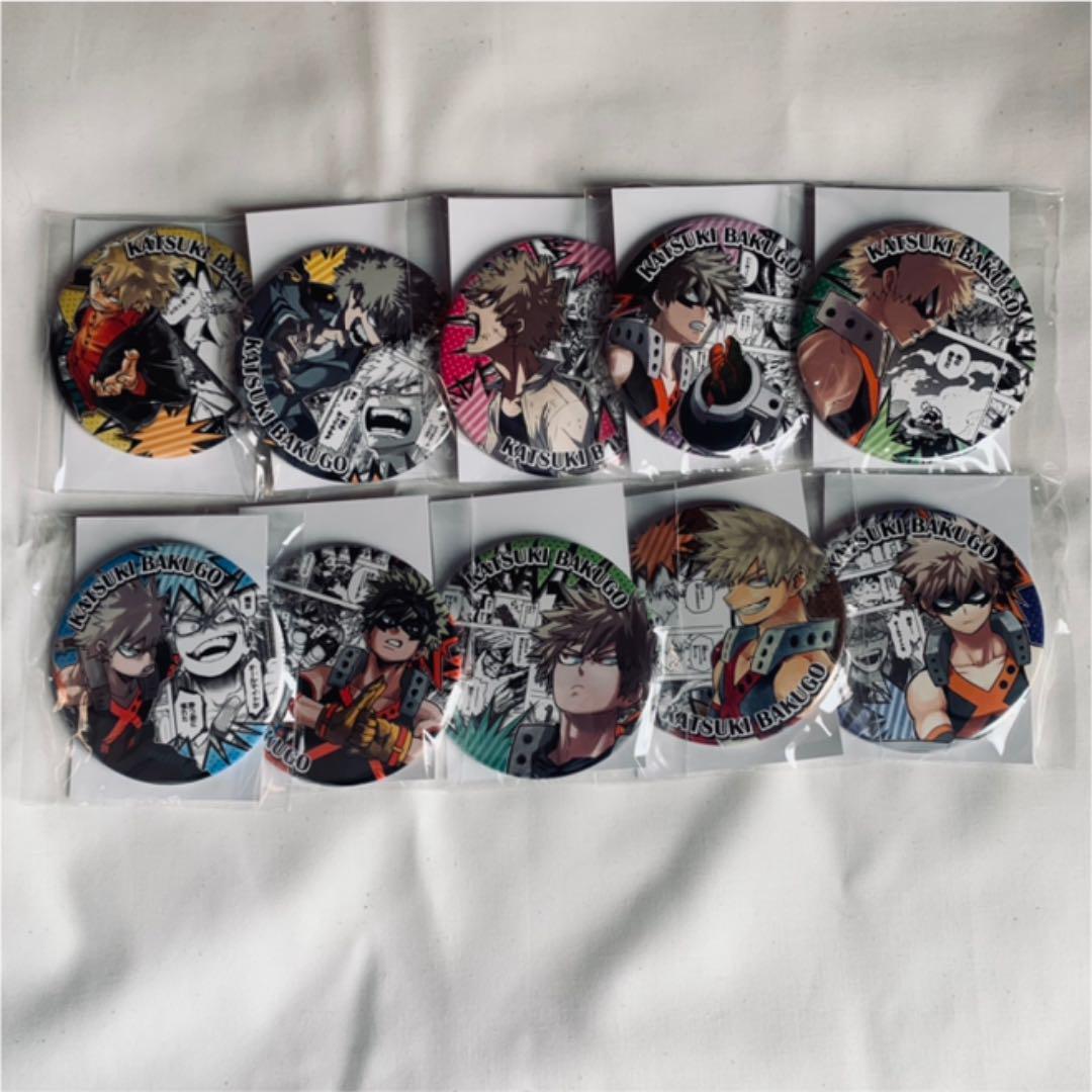 Katsuki Bakugo Collection Can Badge Set 10 original can badges