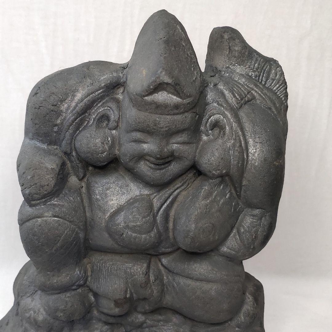 Mr. Ebisu Pottery Onigawara Unglazed Brick Buddha