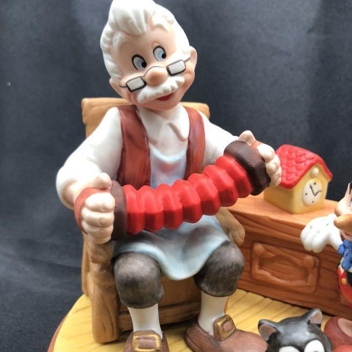 Pinocchio music box figure
