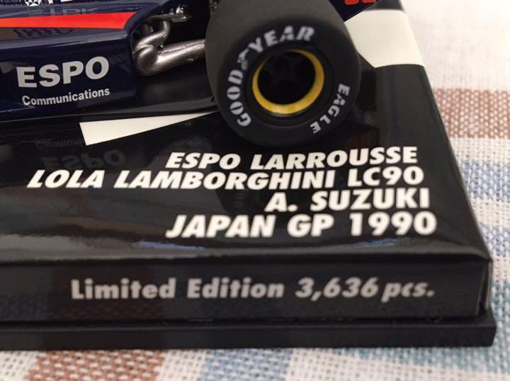 Minichamps 1/43 Espora Ruth Lola LC90 Aguri Suzuki Japan GP