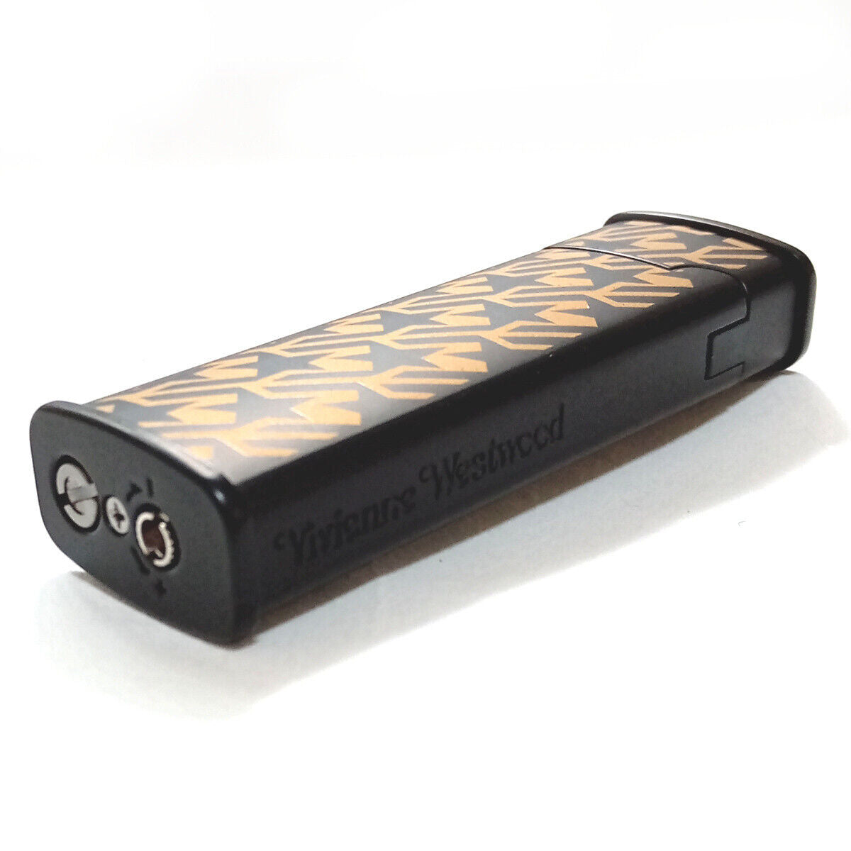 As is For Parts new Vivienne Westwood oil lighter black black x gold star star