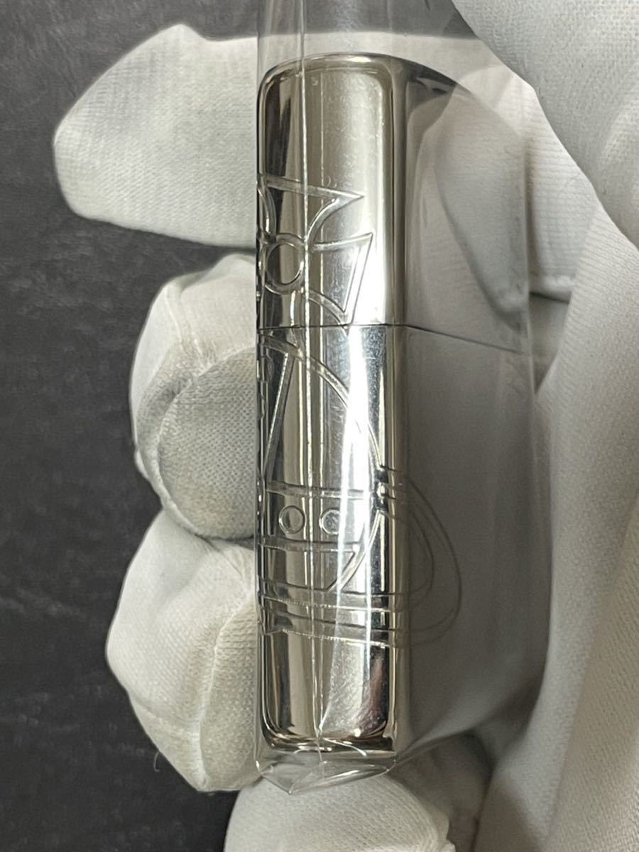As is For Parts zippo Vivienne Westwood 3 sides stamp Rare model Silver inner Ma