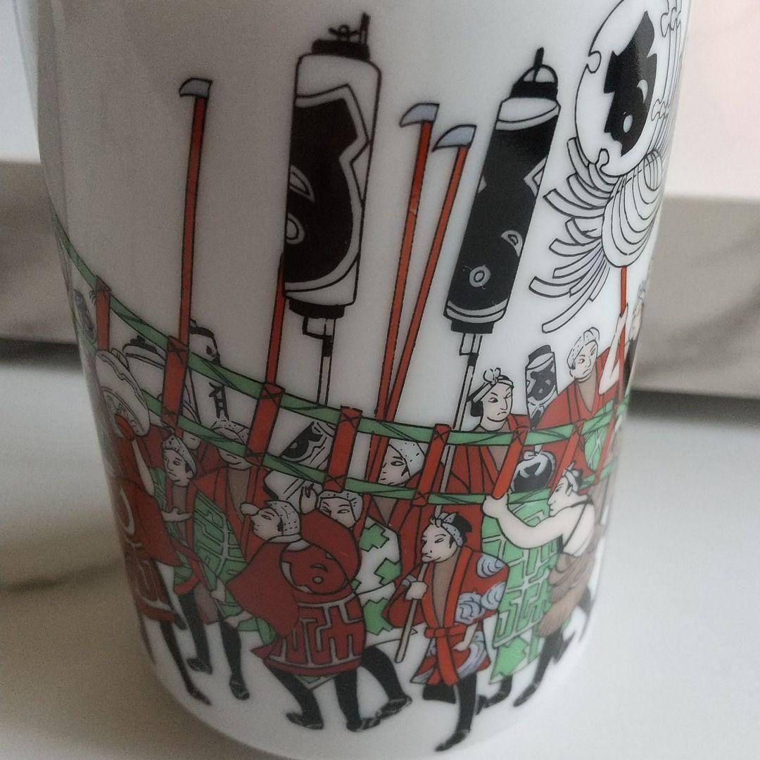 Shrimp shop fire extinguisher teacup unused Edo firefighting
