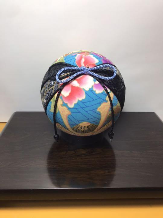 Temari Interior decoration  helmet / light blue Treasure ship