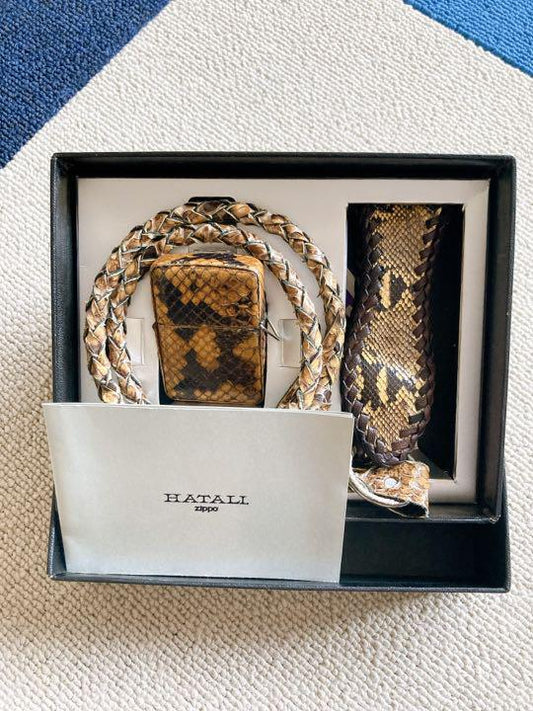 As is For Parts HATALI Zippo Snake pattern with case