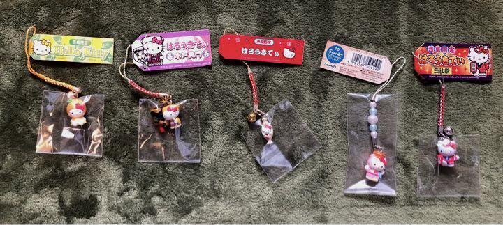 Lot Hello Kitty local & collaboration fastener mascot and strap