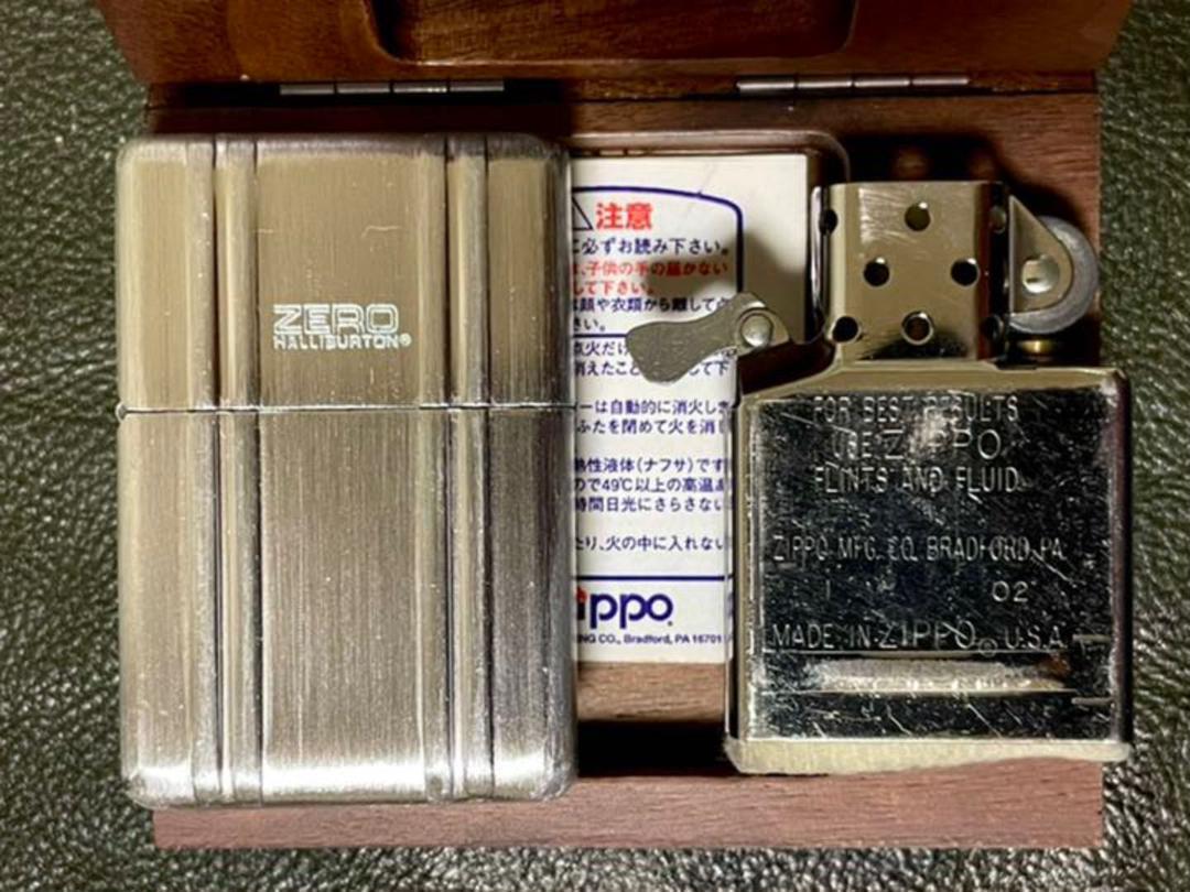 As is For Parts Zippo Zero Halliburton 2002 Good Condition